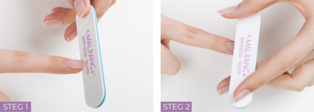 Malrang påfør steg 1 og 2