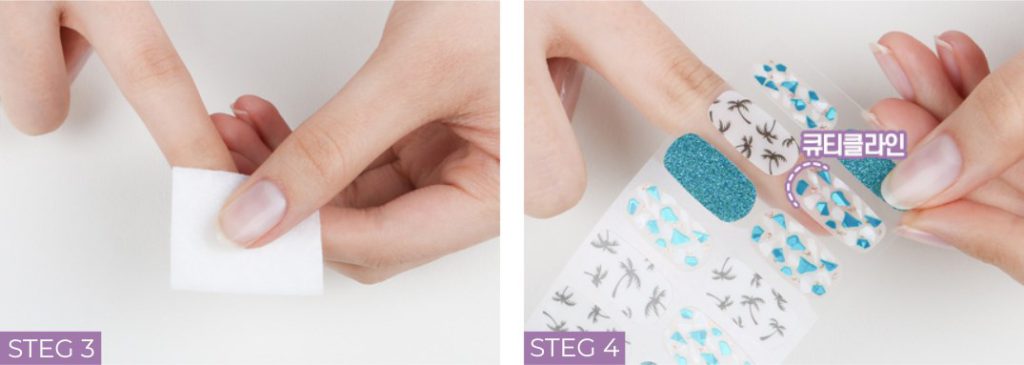 Malrang påfør steg 3 og 4